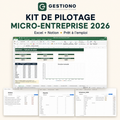 Kit de pilotage Micro-entreprise 2026